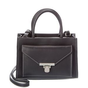 Rafé Jullian Leather Crossbody, Black